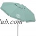 7' Caribbean Joe beach umbrella, double canopy windproof design with UV protection, with color matching carry case   557640827
